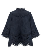 Zimmermann Blue Cotton Blouse