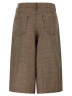 Brunello Cucinelli Brown Virgin Wool Bermuda Shorts