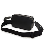 Black Leather Belt Bag