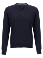 Barba Napoli Blue Wool Cardigan