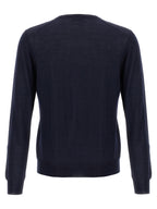 Barba Napoli Blue Wool Cardigan