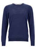 Barba Napoli Blue Wool Cardigan