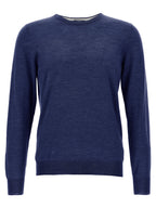 Barba Napoli Blue Wool Cardigan