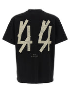 44 Label Group Black Cotton T-Shirt