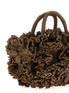 Ibeliv Brown Raffia Handbag