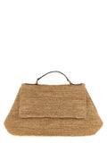 Ibeliv Beige Raffia Handbag