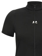 Courrèges Black Polyester Top