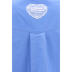 Ganni Blue Cotton Shirt