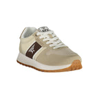 Avirex Beige Polyester Mens Sneaker