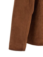 Golden Goose Brown Lamb Leather Leather Jacket