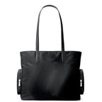 Black Nylon Tote Bag