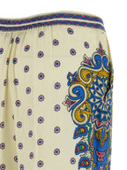 Etro White Viscose Casual Pants