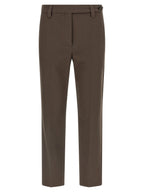 Brunello Cucinelli Brown Cotton Casual Pants