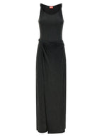 Diesel Black Modal Long Dress
