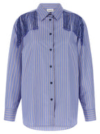 The Andamane Blue Cotton Blouse