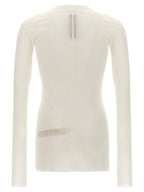 Rick Owens White Viscose T-Shirt