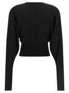 Rick Owens Black Cotton Sweatshirt