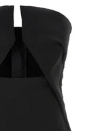 Rick Owens Black Wool Long Dress