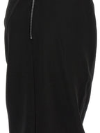 Rick Owens Black Wool Long Dress