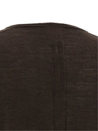 Rick Owens Brown Virgin Wool Shirt