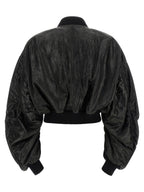 Rick Owens Black Lamb Leather Leather Jacket