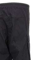 Rick Owens Black Cotton Cargo Pants