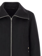 Rick Owens Black Virgin Wool Bomber