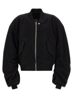 Rick Owens Black Virgin Wool Bomber