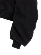 Rick Owens Black Virgin Wool Bomber