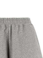 Ganni Gray Organic Cotton Bermuda Shorts