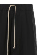 Rick Owens Black Cotton Bermuda Shorts