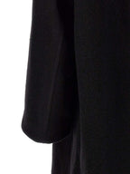Rick Owens Black Virgin Wool Coat