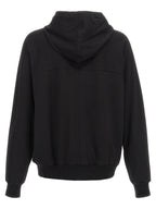 Rick Owens Black Cotton Hoodie