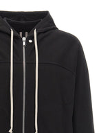 Rick Owens Black Cotton Hoodie