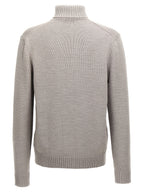ZANONE Gray Virgin Wool Cardigan