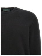 ZANONE Black Virgin Wool Cardigan
