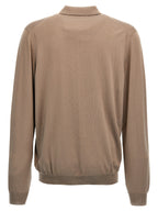 ZANONE Beige Virgin Wool Polo Shirt