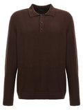 ZANONE Brown Virgin Wool Polo Shirt