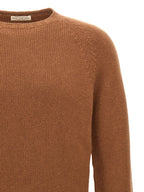 MA'RY'YA Brown Wool Cardigan