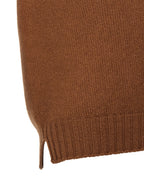 MA'RY'YA Brown Wool Cardigan