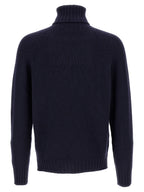 MA'RY'YA Blue Wool Cardigan