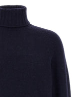 MA'RY'YA Blue Wool Cardigan