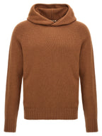 MA'RY'YA Brown Wool Cardigan