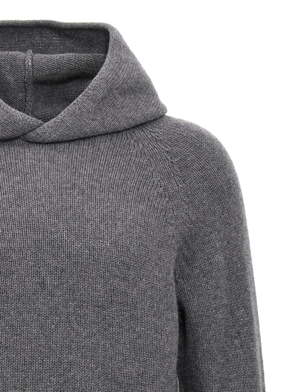 MA'RY'YA Gray Wool Cardigan