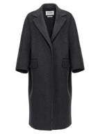 Max Mara Gray Virgin Wool Coat
