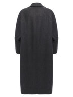 Max Mara Gray Virgin Wool Coat