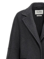 Max Mara Gray Virgin Wool Coat