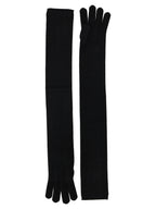 Max Mara Black Cashmere Gloves