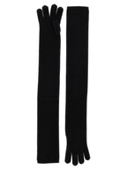 Max Mara Black Cashmere Gloves