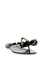 Valentino Garavani Black PVC Slides